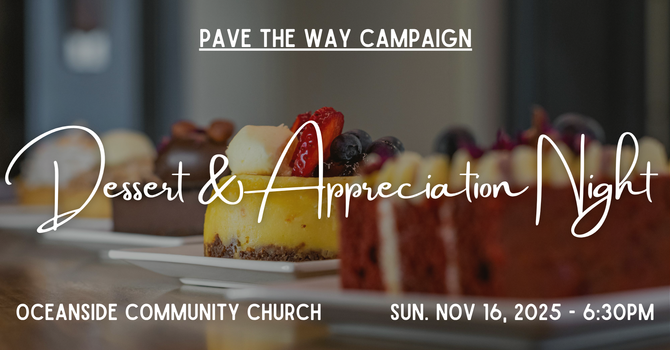 Pave the Way Dessert & Appreciation Night