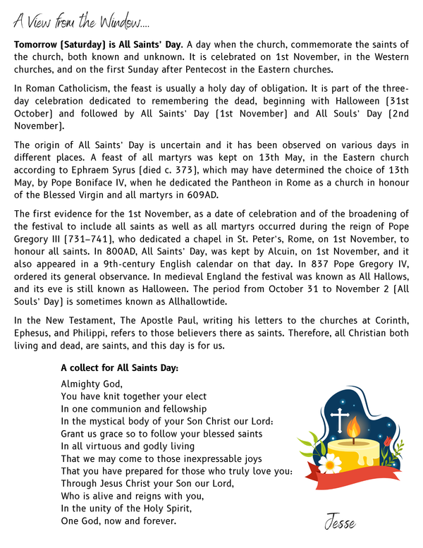 A View from the Window...