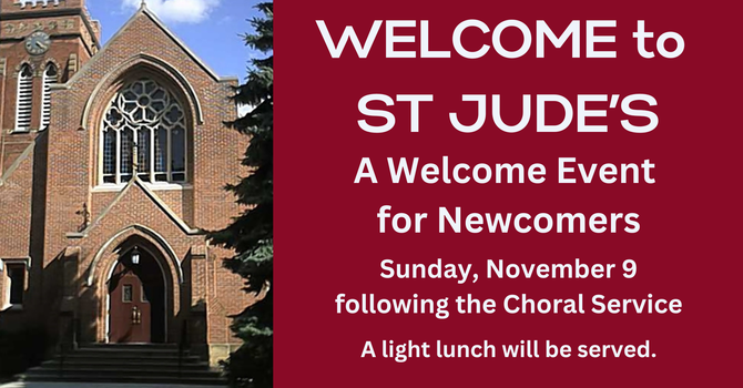 Welcome to St. Jude's: An Event for Newcomers