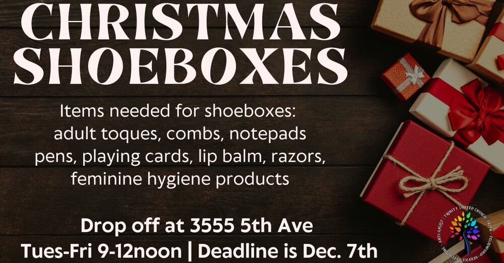 Christmas Shoeboxes