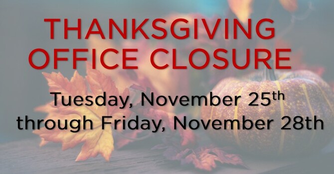Thanksgiving Office Closure image