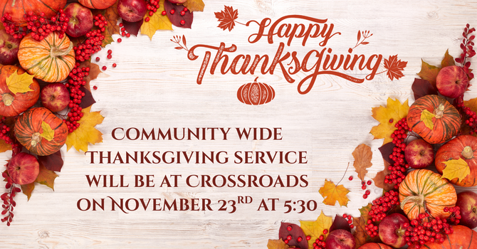 Community Wide Thanksgiving