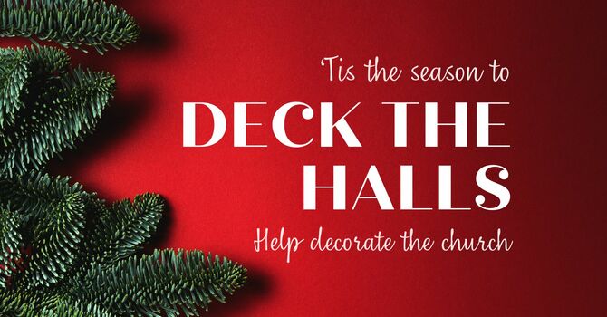 Decorating the Church for Christmas!