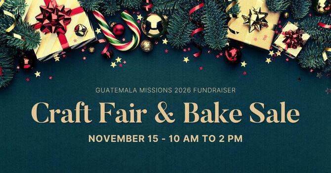 Craft Fair & Bake Sale
