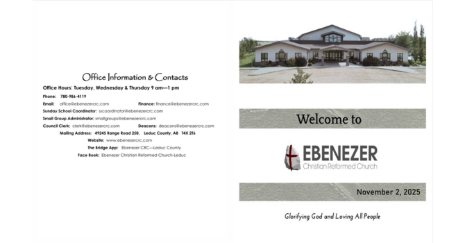 November 2, 2025 Bulletin image