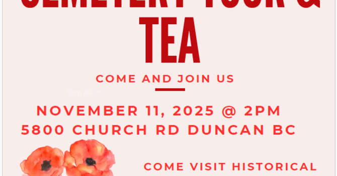 Veteran Cemetery Tour & Tea