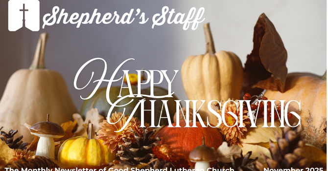 Shepherd's Staff Newsletter November 2025 image