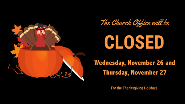 Church Office Closed
