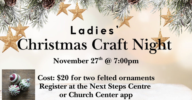 Ladies' Christmas Craft Night