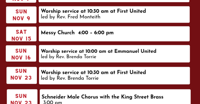 [ Upcoming] Events in November 2025 image