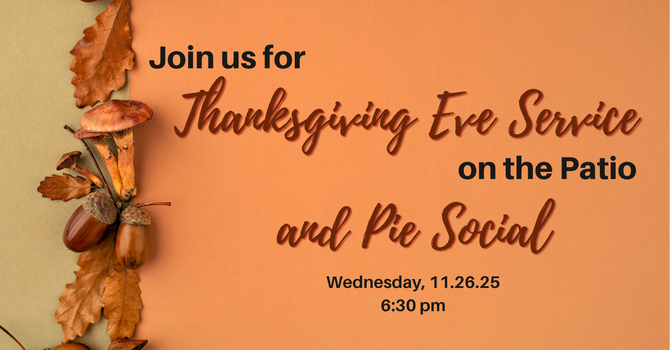Thanksgiving Eve Service 