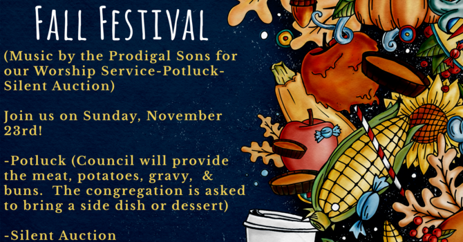 JOIN US for our Fall Festival