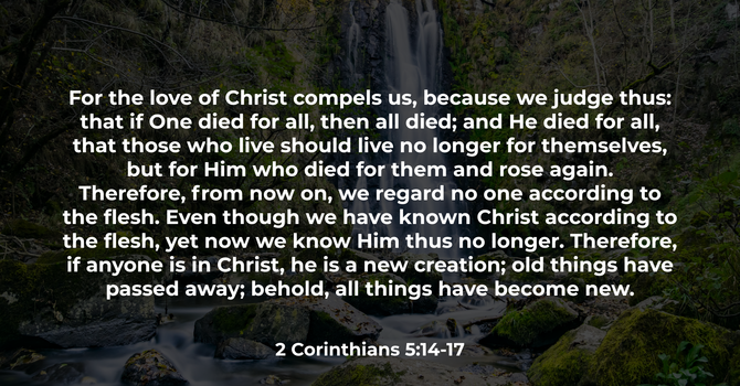 2 Corinthians 5:14-17 image