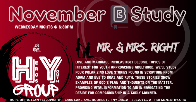 HEROs Youth Wednesday Night Bible Study