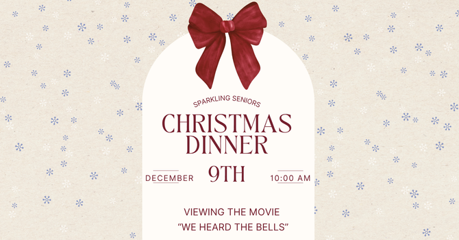 Sparkling Seniors Christmas Dinner