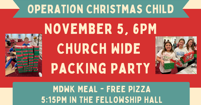 Operation Christmas Child Packing Party