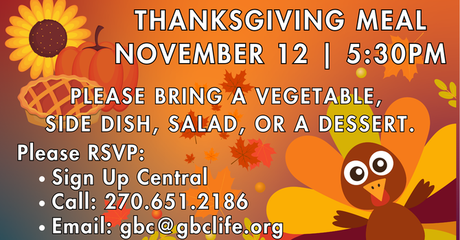 Church Family Thanksgiving Meal