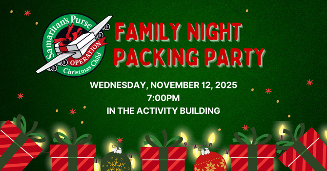 Operation Christmas Child Packing Party