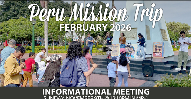 Peru Mission Trip Informational Meeting
