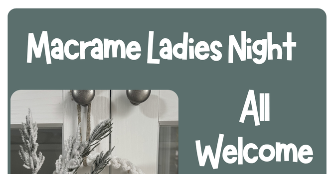 Macrame Ladies Night