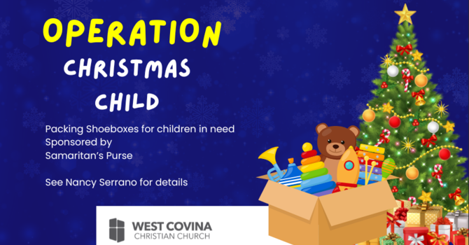 Operation Christmas Child 11/16締め切り image