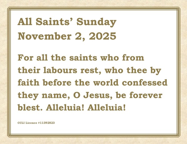 All Saints' Sunday
