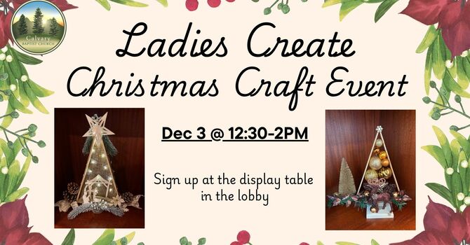 Ladies Create Craft Event
