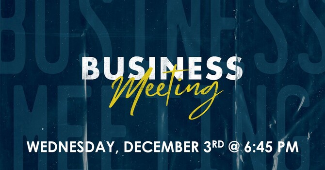 Church Business Meeting