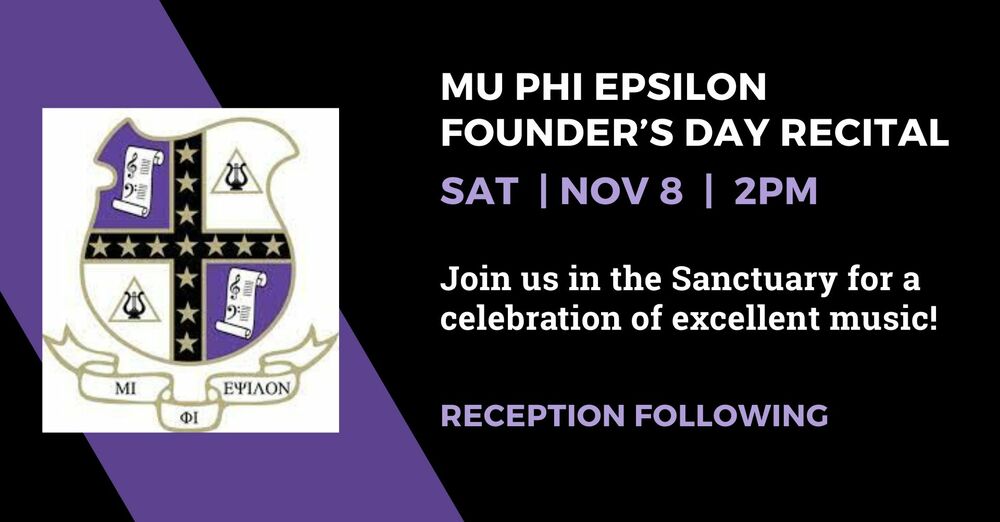 Mu Phi Epsilon Founder's Day Recital