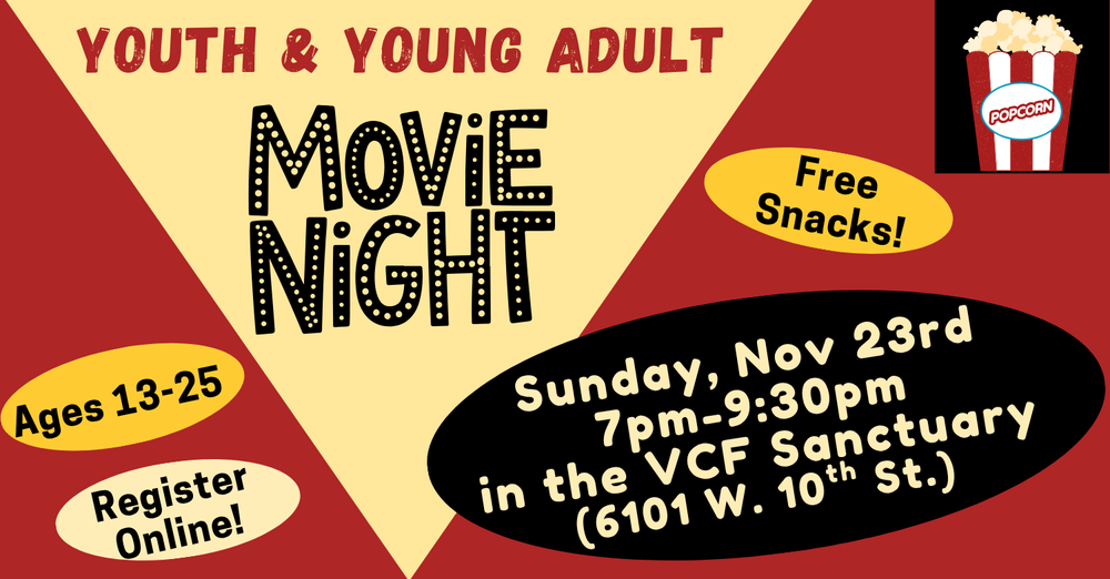 Youth & Young Adults Movie Night!