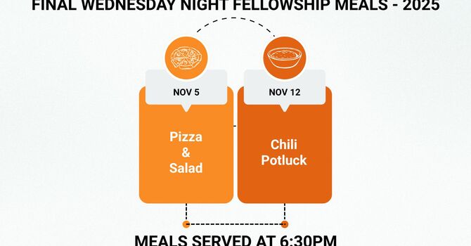 Wednesday Night Fellowship Meal