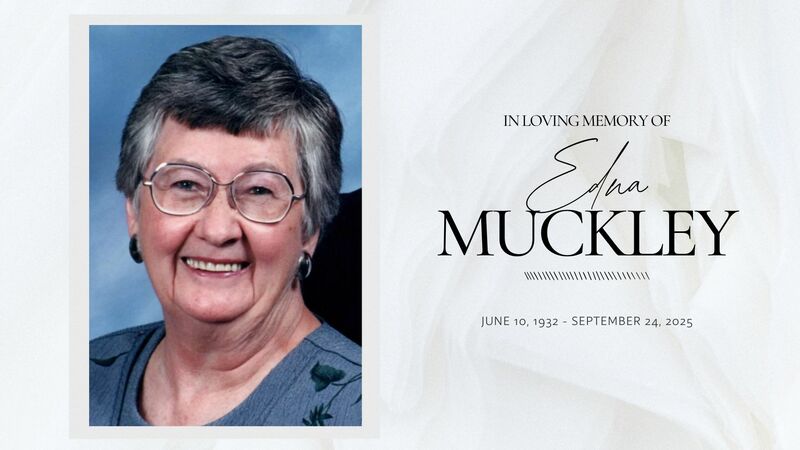 Funeral Service for Edna Muckley