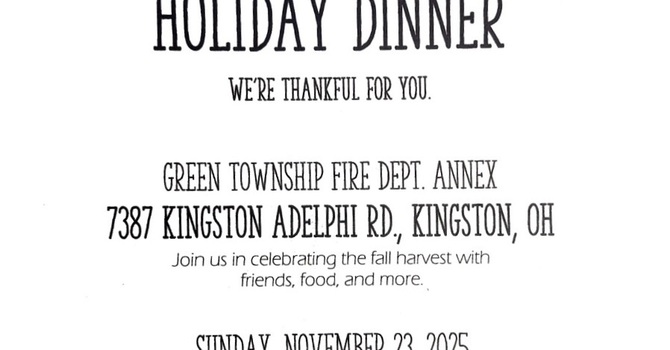 Community Holiday Dinner