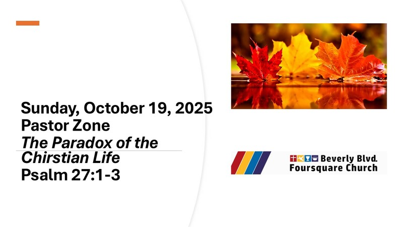 The Paradox of the Christian Life