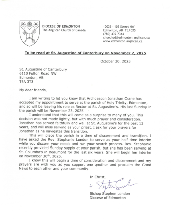 Rev. Jonathan Shifting