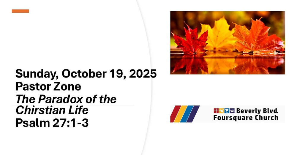 The Paradox of the Christian Life