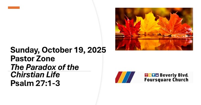 The Paradox of the Christian Life