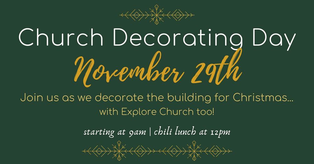 Church Decorating Day