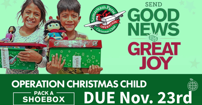 Operation Christmas Child Box Drop Off Day