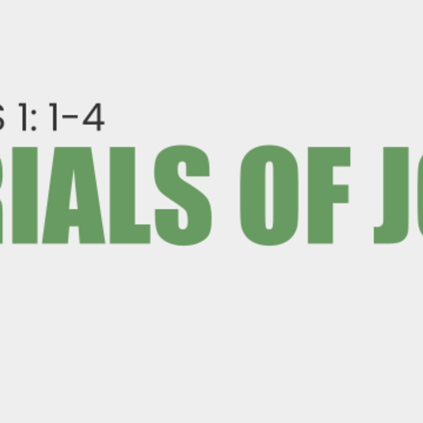 Trials of Joy