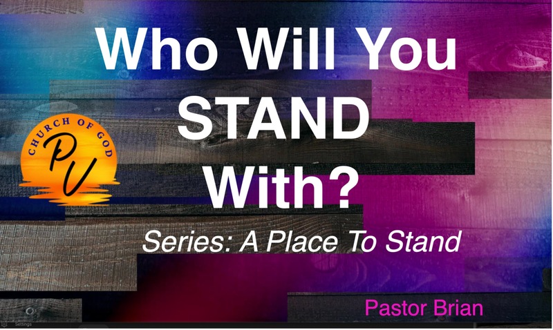 Who Will You Stand With?