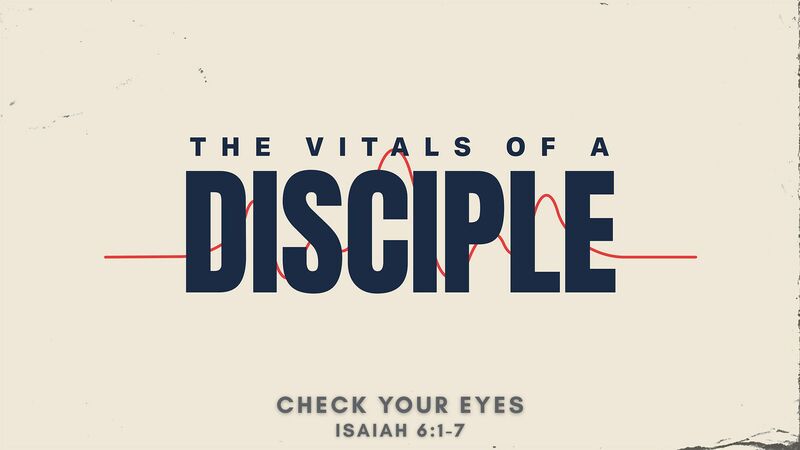 Vitals of a Disciple: Check Your Eyes