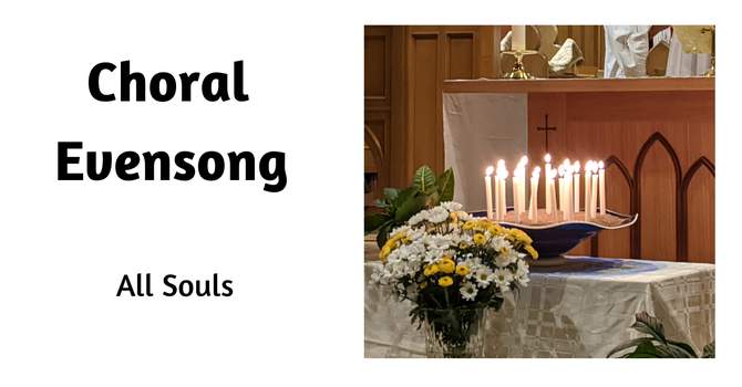 Commemoration of the Faithful Departed - Sunday Nov 2nd, 4.30pm image