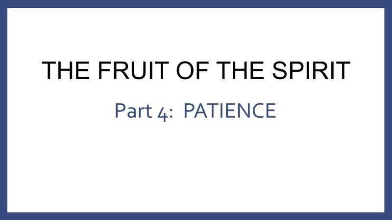 Fruit of the Spirit 