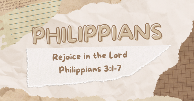 Rejoice in the Lord