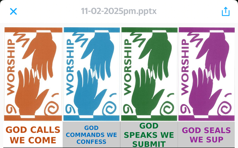 “God Calls, We Come” November 2 2025 P.M. Service