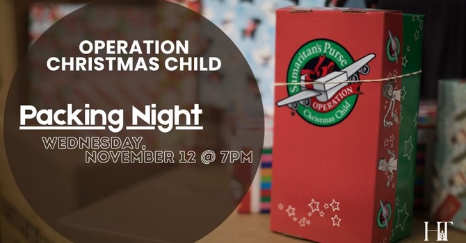 Operation Christmas Child Packing Night