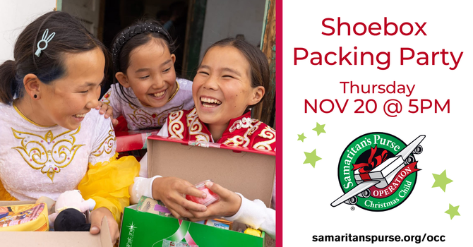 SHOEBOX PACKING PARTY