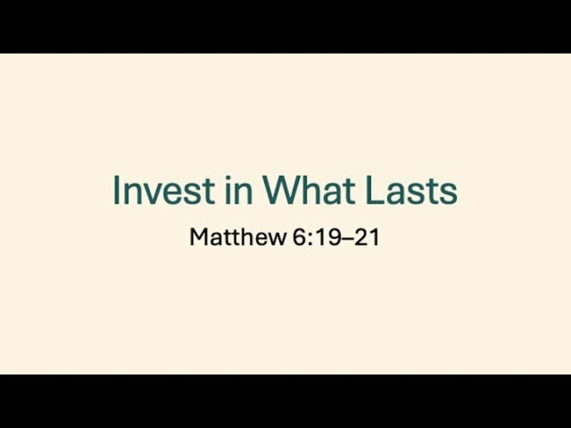 Invest In What Lasts