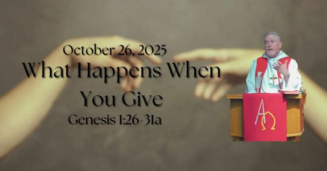 "What Happens When You Give"